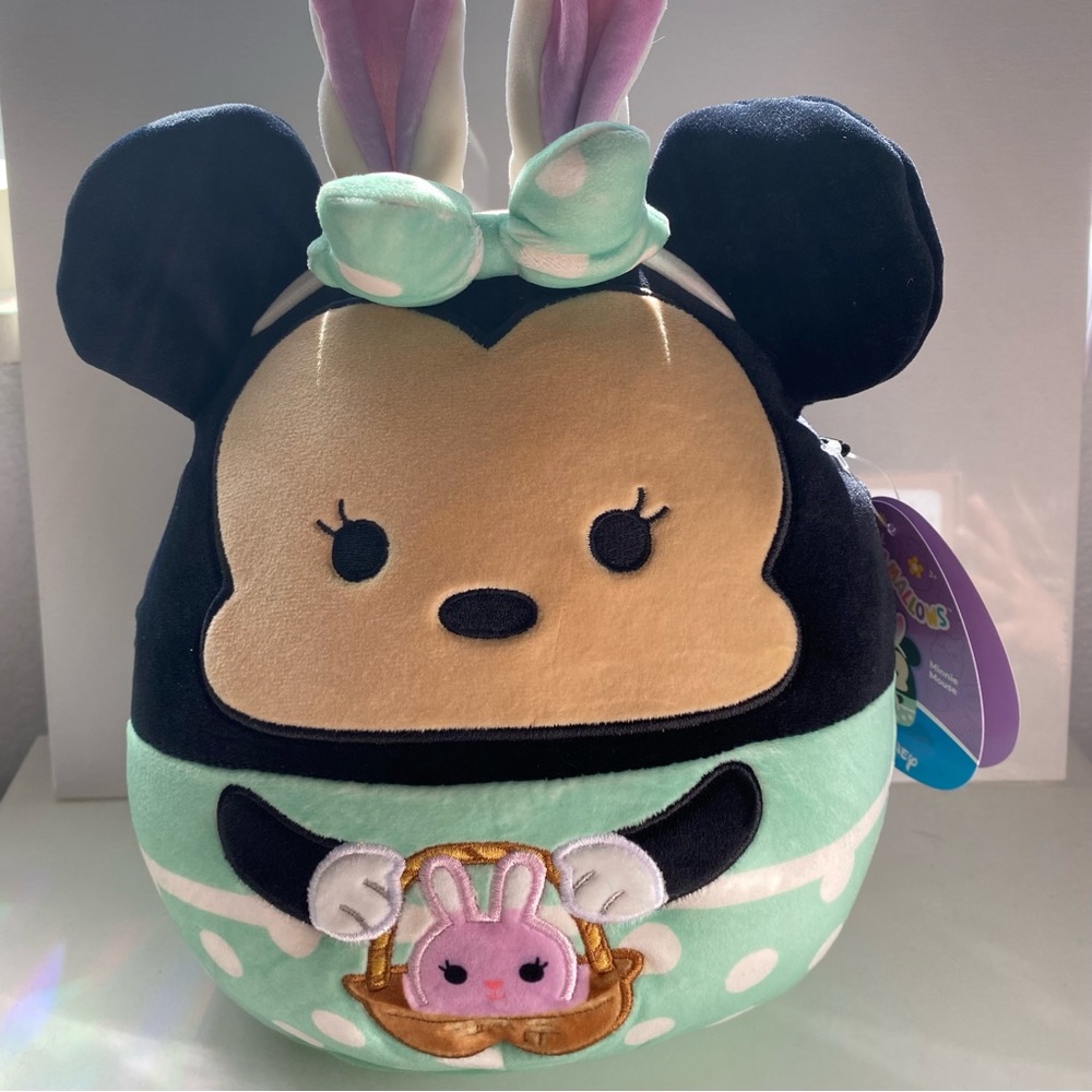New with Tags Squishmallow Disney Minnie Mouse Easter Collection